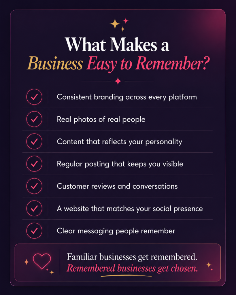 Social media visibility checklist for small business owners — signs your online presence isn't reflecting your real business